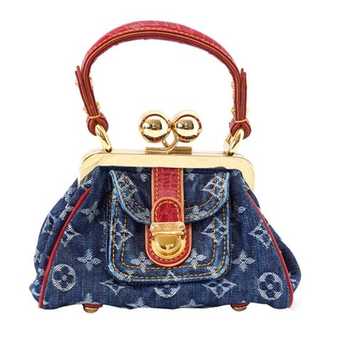 louis vuitton denim bag with red strap|louis vuitton denim bag collection.